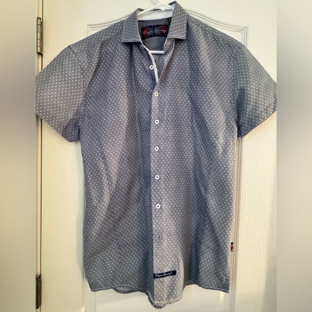 English Laundry, mens short sleeve, button up.